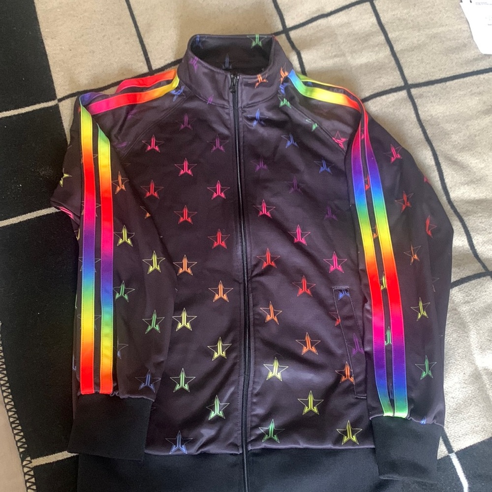 Jeffrey Star  zip up track jacket